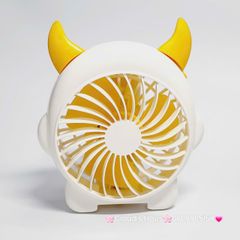 Mini Fan - Quạt Cầm Tay Có Tai Sừng Nhiều màu