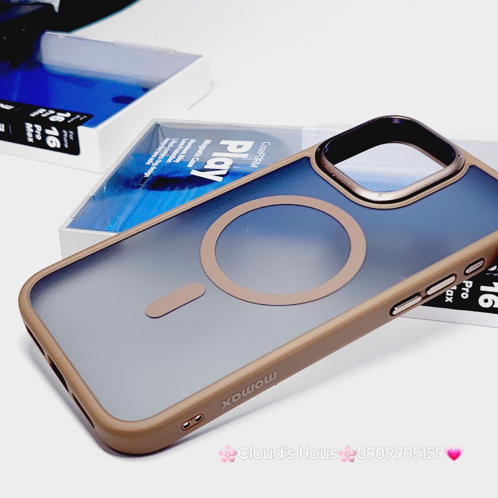 Case Ốp điện thoại iPhone Magsafe Momax Nhám Form Play iPhone 14/15/16/Pro/Promax