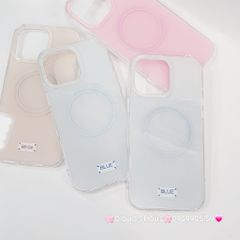 Case Ốp điện thoại iPhone Trong Crytal Magsafe Xanh Mint Pastel Case iPhone 12/13/14/15/16/Pro/Promax