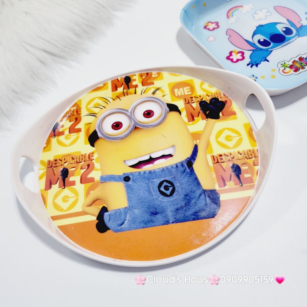 Dĩa Ăn Minions & Stitch Cho bé