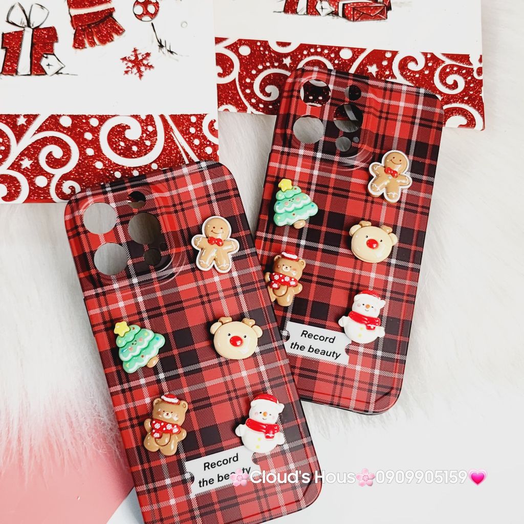 Case Ốp điện thoại iPhone Noel Caro Icon nổi iPhone 11/12/13/14/15/Plus/Pro/Promax