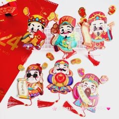 Ông Thần Tài Trang Trí Ngày TẾT (Hít tủ lạnh, treo mai, treo đào,..)