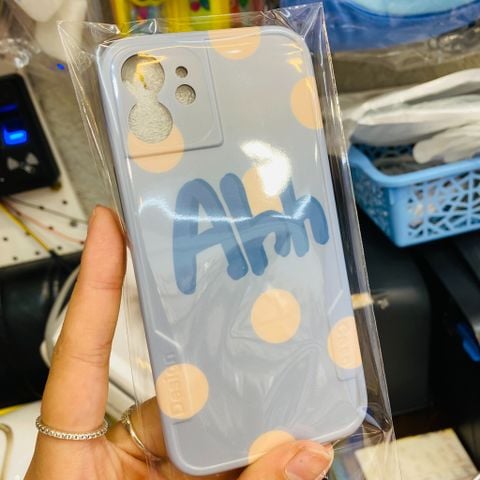 Case Ốp điện thoại iPhone Bóng trơn Ahh Form vuông basic
