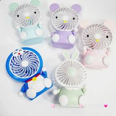 Mini Fan - Quạt Cầm Tay - Để Bàn Voi Mặc Yếm