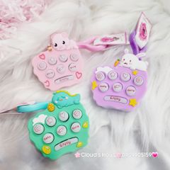 MÓC KHOÁ Đồ Chơi Bấm Pop it đèn nhạc