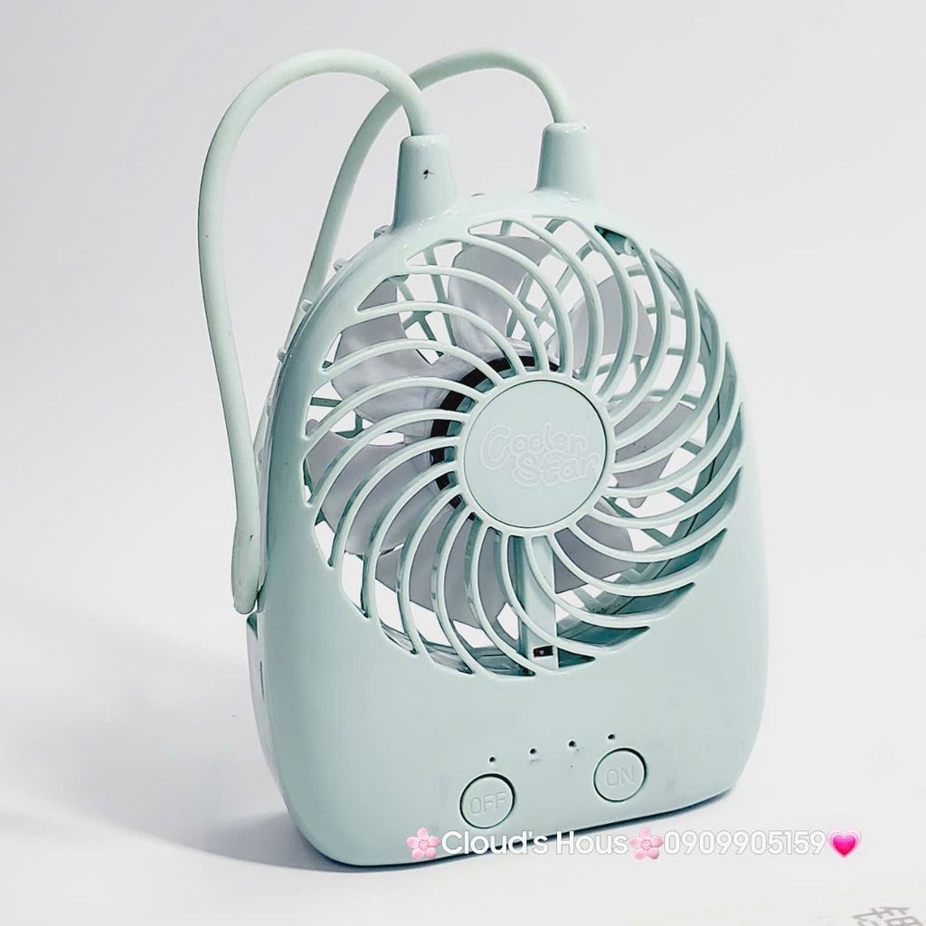 Mini Fan - Quạt Cầm Tay - Để Bàn Có Dây Xách Du Lịch