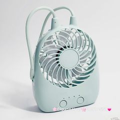 Mini Fan - Quạt Cầm Tay - Để Bàn Có Dây Xách Du Lịch