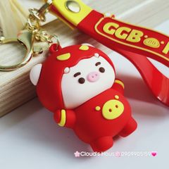 Móc Khoá Siêu nhân Heo cosplay GGBond