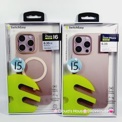 Case Ốp điện thoại iPhone Switcheasy Ultra Slim Nhám Lụa Siêu Mỏng Magsafe 0.35mm 16/Plus/Pro/Promax
