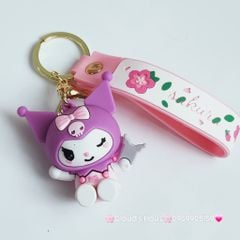Móc Khoá Kuromi & Melody dây Sakura Adorable