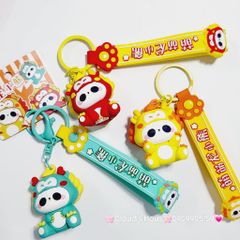 Móc Khóa Gấu Trúc Panda Cosplay Lân Rồng TẾT
