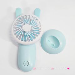 Mini Fan - Quạt Cầm Tay mini mặp tròn Có Đế đỡ