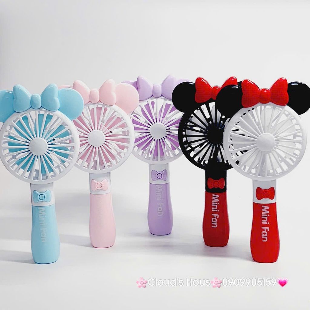 Mini Fan - Quạt Cầm Tay Mickey ( 5 màu)
