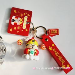 Móc Khóa Ông Thần Tài Ngồi Mây - TẾT