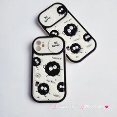 Case Ốp điện thoại iPhone Hòn Than Đen Be Hapy Phao Da iPhone 11/12/13/14/15/Pro/Promax