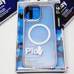 Case Ốp điện thoại iPhone Magsafe Momax Nhám Form Play iPhone 14/15/16/Pro/Promax