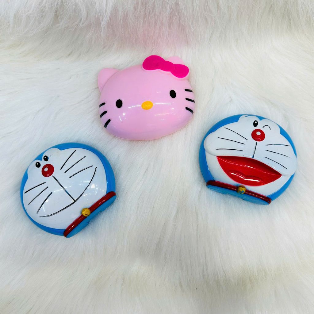 Hộp Đựng Contact Lens Hello Kitty, Totoro, Doraemon Siêu Kute