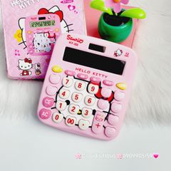 Máy Tính Hello Kitty Hồng Mini Nhỏ Gọn KT-333