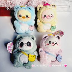 Móc Khóa Gấu Bông Đeo Túi Cosplay Nhiều Màu Dễ Thương (Có hương thơm)