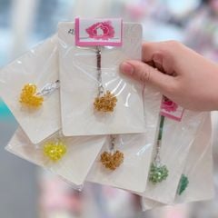 Móc Treo điện thoại đá pha lê, kết cườm Đài Loan ( TAIWAN)