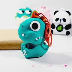 Móc Khóa Động Vật Con Thú Bóp Mắt Lồi Dễ Thương