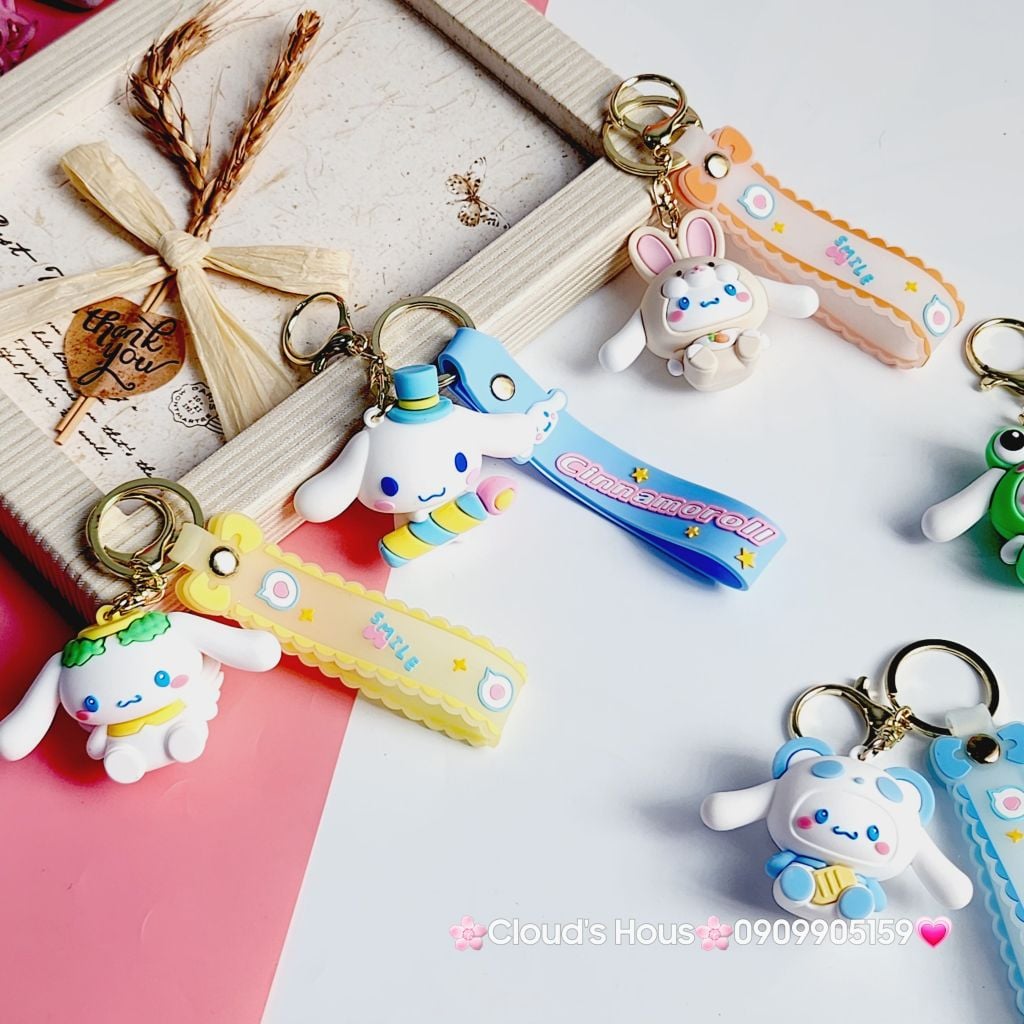 Móc Khóa Thỏ Cinnamoroll Cosplay