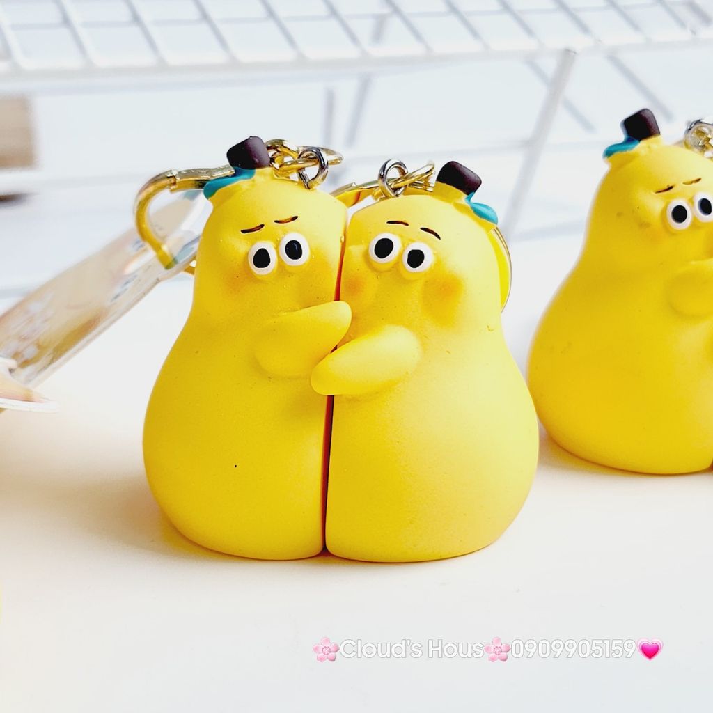 Móc Khóa Trái Chuối Đôi