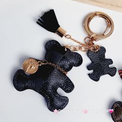 Móc Khóa Gấu Da LV Sang Chảnh