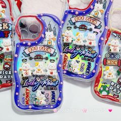 Case Ốp điện thoại iPhone Mèo Hologram icon nổi Phao chống Shock iPhone 11/12/13/14/15/Pro/Promax - TẾT