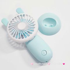 Mini Fan - Quạt Cầm Tay mini mặp tròn Có Đế đỡ