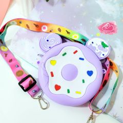 TÚI SILICONE/ POP IT ĐEO CHÉO CHO BÉ (Tặng kèm tai nghe)