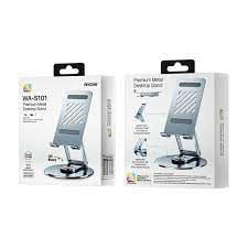 Giá đỡ điện thoại máy tính bảng,đế để bàn xoay 360 độ được làm từ hợp kim nhôm chắc chắn,thiết kế gập gọn Wekome WA-S101