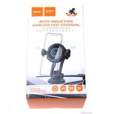 Kẹp điện thoại/Sạc nhanh không dây Kẹp giàn lạnh Xe hơi Sạc Điện Thoại Không Dây Trên Ô Tô HOCO CA35 Plus 10W Kiêm Giá Đỡ
