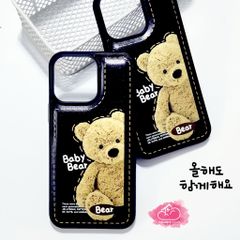 Case Ốp điện thoại iPhone Gấu Baby Bear Nhám phao iPhone 1/12/13/14/Pro/Promax