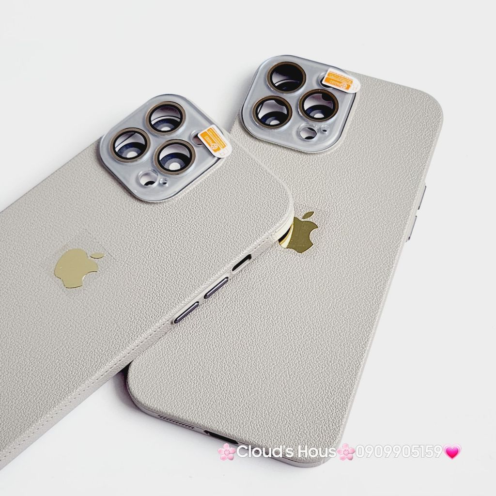 Case Ốp điện thoại iPhone Da Trơn Basic Bảo Vệ Camera iPhone 11/12/13/14/15/Pro/Promax