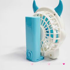 Mini Fan - Quạt Cầm Tay Có Tai Sừng Nhiều màu