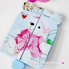 Gương Để Bàn Có Nắp Kèm Để Phụ Kiện