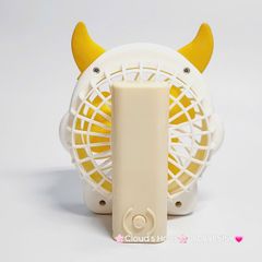 Mini Fan - Quạt Cầm Tay Có Tai Sừng Nhiều màu