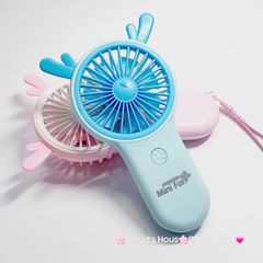 Mini Fan - Quạt Cầm Tay nhiều mẫu Sừng Siêu Kute ( nhiều màu)