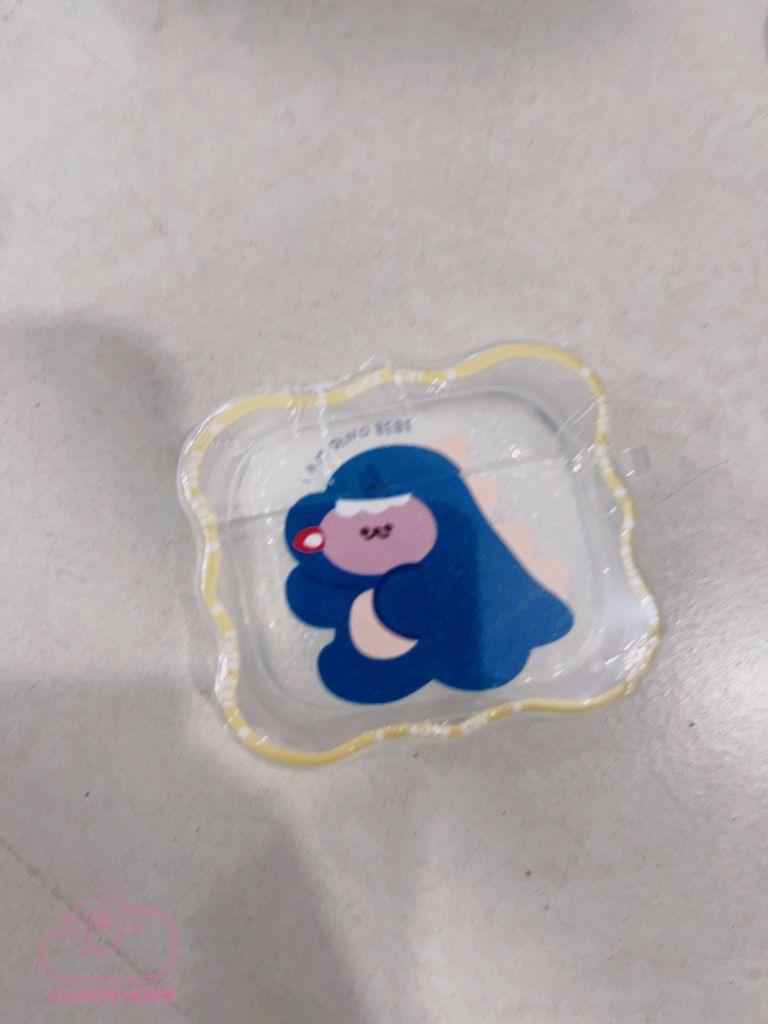 COVER AIRPOD Phao Trong Viền Gợn Sóng Cartoon Chống Shock (9 mẫu)