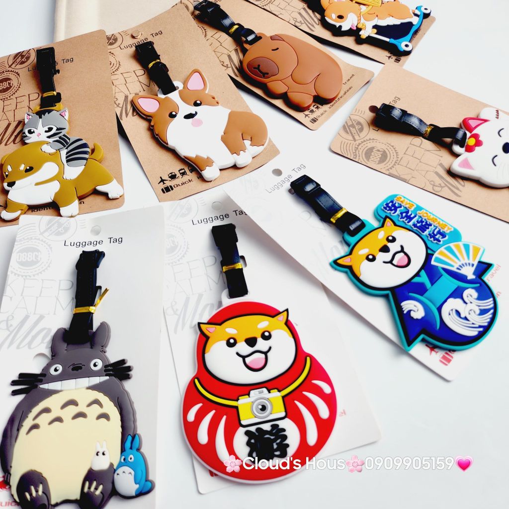 Tag Treo Vali Silicone Luggage Tag Đài Loan