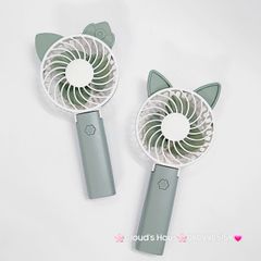 Quạt Cầm Tay - Để Bàn Tai Mèo Gập Được Đầu
