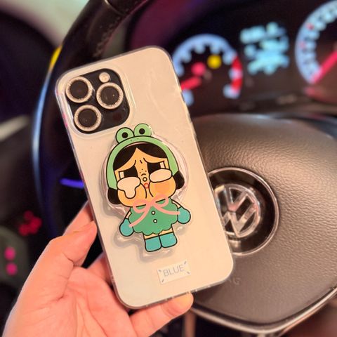 Case Ốp điện thoại iPhone Trong Crytal Magsafe Xanh Mint Pastel Case iPhone 12/13/14/15/16/Pro/Promax