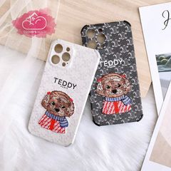 CASE iPhone TEDDY Thêu Nhám Sang Chảnh