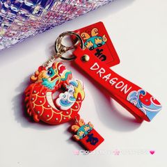 Móc Khóa Rồng Nước Phun Lửa Tết Dragon - TẾT