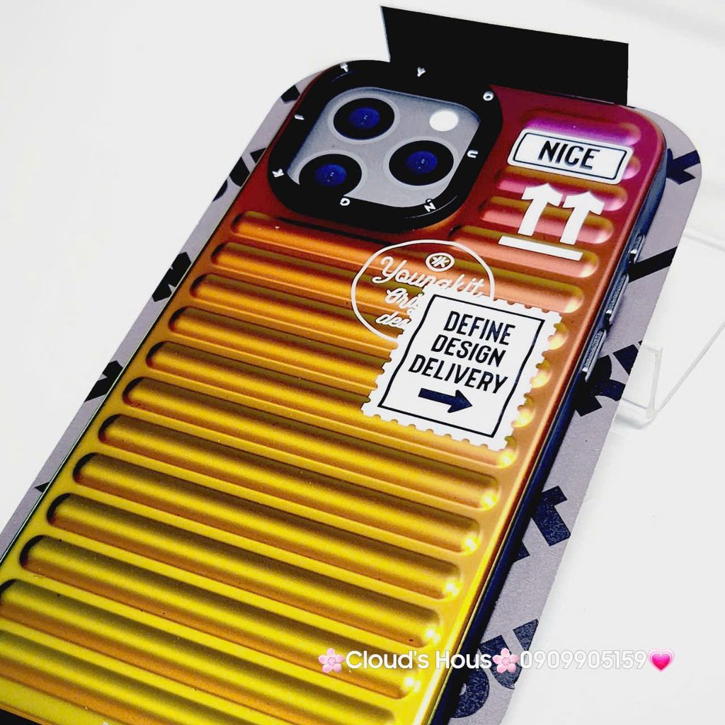 Case Ốp điện thoại iPhone Nhám Sọc ngang Hologram Youngkit chính hãng  iPhone 14/15/Pro/Promax