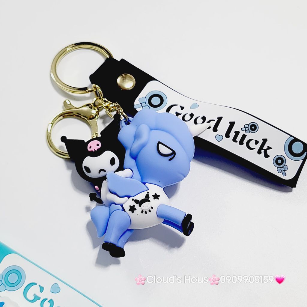 Móc Khóa Kuromi & Cậu bé Cưỡi Ngựa Good Luck (2 mẫu)