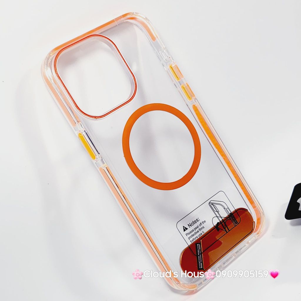 Case Ốp điện thoại iPhone SwitchEasy Trong Magsafe Chống dựng iPhone 16/Pro/Promax