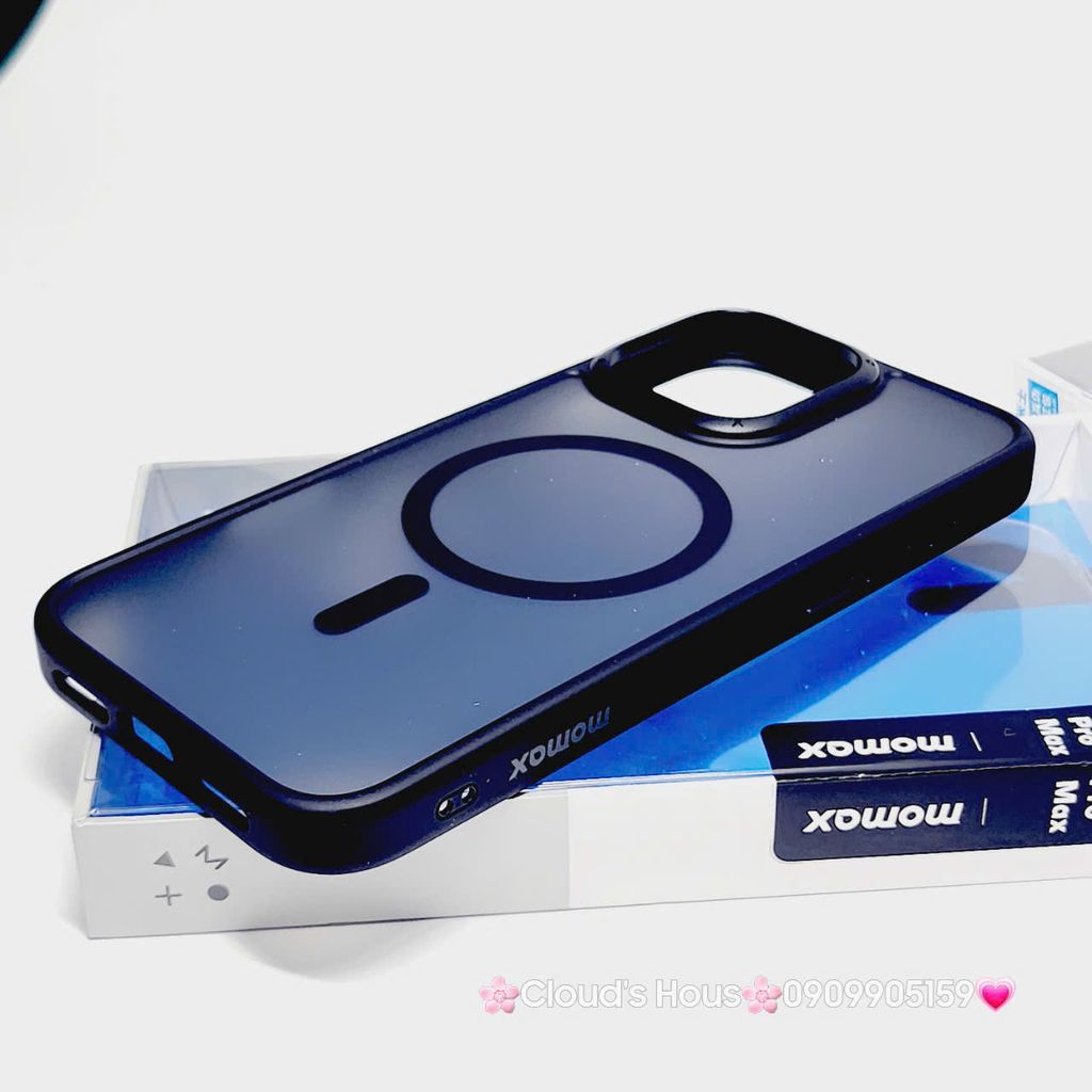 Case Ốp điện thoại iPhone Magsafe Momax Nhám Form Play iPhone 14/15/16/Pro/Promax