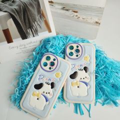 CASE IPHONE NHÁM DA Chó Pochacco SIÊU KUTE QUAY MÔNG